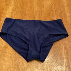 NWOT Women’s Navy High-Waist Swim Bottom